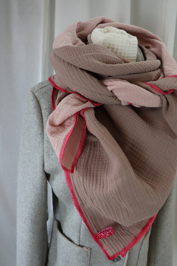 bufanda de tela para mujer