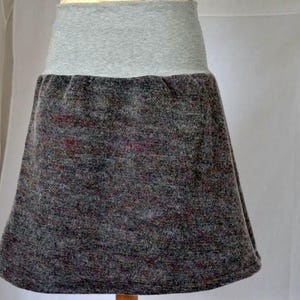 Winter skirt, boiled wool skirt, hip skirt, s-XL skirt for women, skirt made of wool, wool skirt, winter skirt, women&#39;s skirt, grey, boiled wool, eco fashion