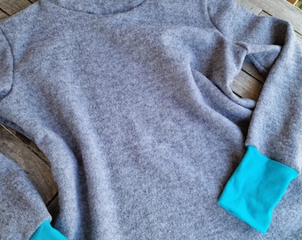 Wool sweater * with high collar * Retro * boiled wool * wool sweater * sweater for women * outdoor * sweatshirt * warm oversized pullover Scandinavian