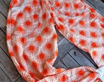 Pantalones de muselina para mujer | pantalones de muselina aireados | Pantalones bombachos rojo | Pantalones de verano | pantalones anchos | culottes Pantalones ligeros para mujer, tallas S a XXL