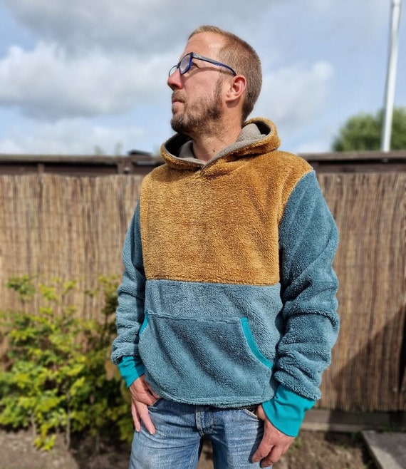 Felpa Con Cappuccio Uomo Generisch - Quadrante Telefono Retro, Tasca A Marsupio, Verde, XXXL