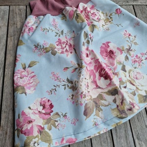 Hip skirt new collection no 5 s - xl ladies skirt made of denim, denim skirt for ladies, comfortable ladies skirt, rose skirt for ladies, romantic rose