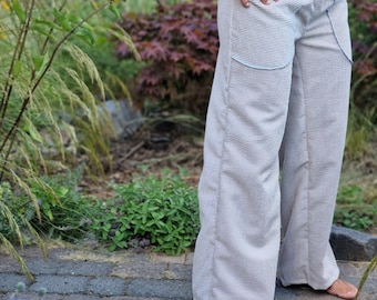 CORDURO trousers | nature | Corduroy culottes | Women's corduroy trousers | Corduroy trousers for women | Summer trousers | Marlene pants | s-xxl wide leg corduroy