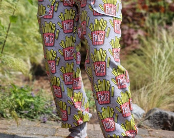 Sweat pants cool cheeky fries ladies long with funny motif ladies pants sporty pants for ladies harem pants with pockets grey chill pants cool