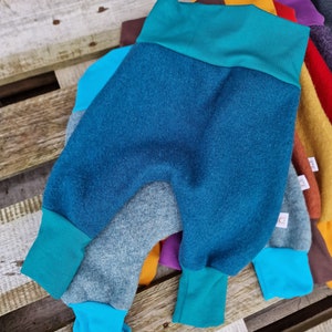 Walkhose, Pumphose aus Walk, warme Hose aus Wolle, Wollhose, Winterhose. Kinderhose Hose für Babys und Kinder aus walkloden, Hose Herbst Bild 4