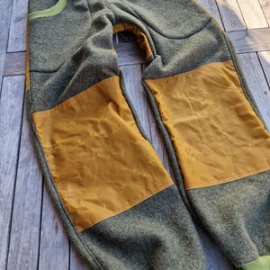Walk trousers TAKE it AWAY olive women&#39;s trousers made of walked loden, warm trousers, women&#39;s trousers made of wool, winter trousers, outdoor trousers, robust trousers, women&#39;s bloomers