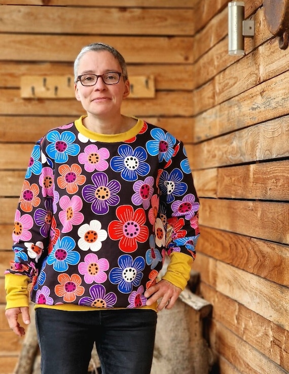 Pull coloré femme sale