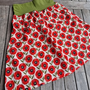 Skirt hip skirt retro spring awakening poppy poppy s-xl floral skirt, women&#39;s skirt, summer skirt, cotton skirt, skirt for women