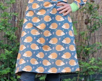 Vestido de jersey * Marie * S-XXL, vestido para mujer, vestido acogedor, vestido de sudadera, vestido cómodo, gris, vestido de invierno, vestido de mujer, vestido de manga larga