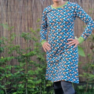 Jersey dress * Marie * S- XXL, dress for women, cozy dress, sweat dress, comfortable dress, grey, winter dress, women&#39;s dress, long sleeve dress