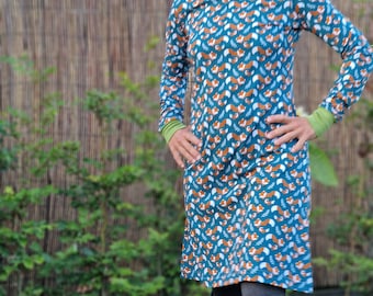 Vestido de jersey * Marie * S-XXL, vestido para mujer, vestido de peluche, vestido de sudor, vestido acogedor, gris, vestido de invierno, vestido de mujer, vestido de manga larga