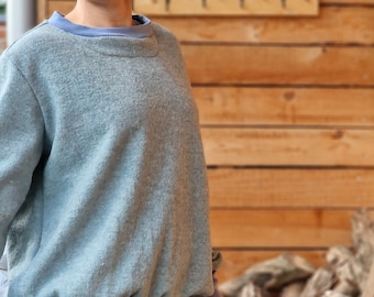 Walk pullover made of merino wool Walkloden* Wool sweater * Pullover * Pullover for women * Outdoor * Sweatshirt * Wool sweater warm oversized natural