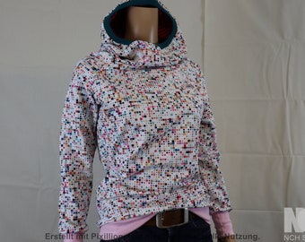 LT Surfwear Hoodie Retro colour Spots sweat à capuche femme, pull, pull à capuche, pull pour femme, pull, sweat-shirt