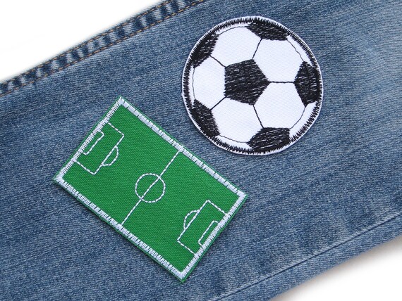 Set 3 Football Iron-on Patches, Football Patches Iron-on Transfers