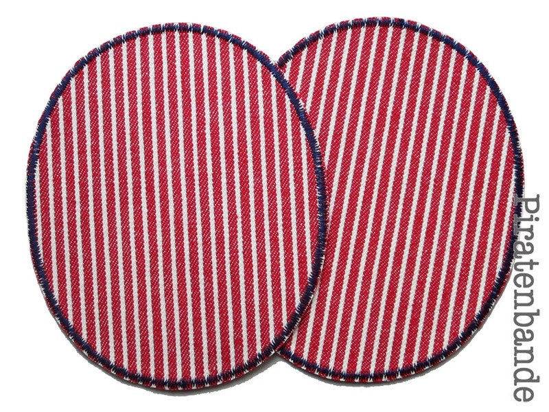 Klebeflicken rot 10x20 cm Größe: 10,0 x 20,0 cm Bügelbild Aufnäher 