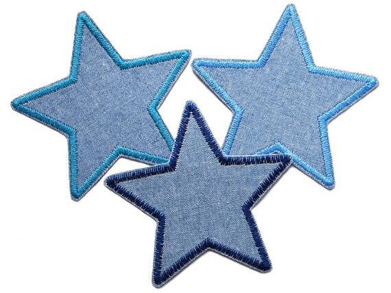 star patch jeans