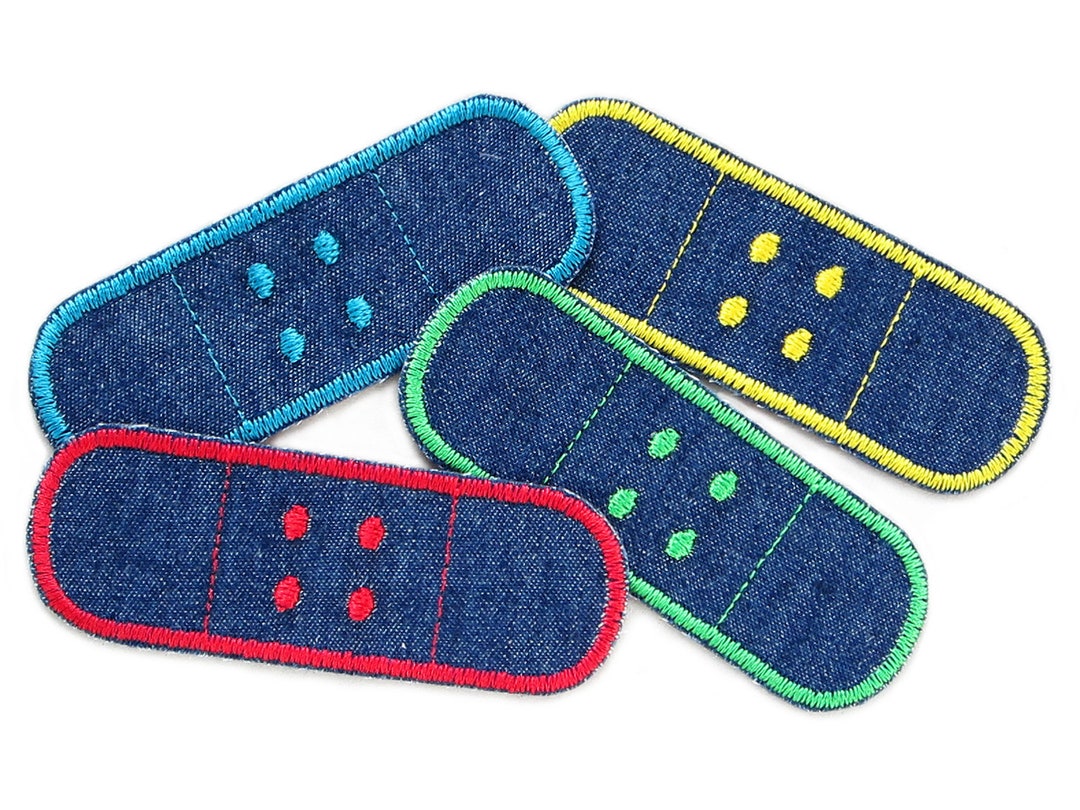 4 Jeans Patches Set 8 X 3.5 Cm Trouser Patches Ironon Etsy