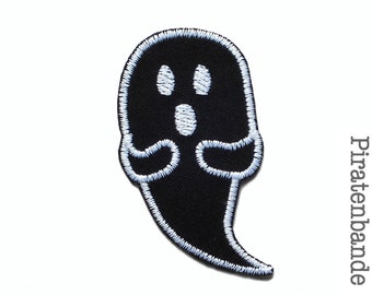 Ghost ghost black ironing picture, 8 cm, Halloween ghost patch patch for ironing