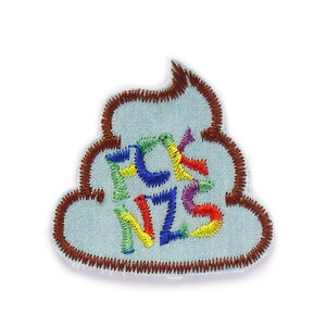 Patch - Fck Nzs - Iron-on patch, 4.5 cm, Iron-on statement accessory image 2