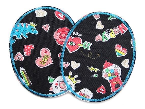2 Patches Cute Iron-on Patches, 8 X 10 Cm, Trouser Patches for Girls to  Iron On 