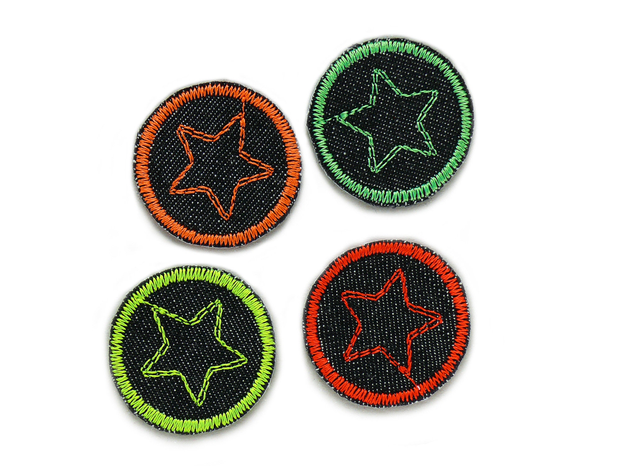 Liitata Sterren Pailletten Applicaties Glanzende Geborduurde Patches Naaibare Opstrijkbare Patches voor Kleding, Jassen, Jurken, Jeans, Petten, Schoenen, Rugzakken, DIY Accessoire - 12 Stuks Kleurrijk