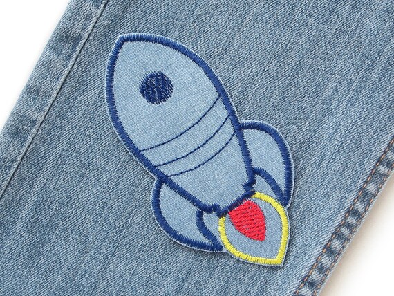 Toppe Termoadesive Per Jeans - 12 Pezzi In Denim - Ideali Per Riparare Buchi Su Vestiti, Zaini O Per Decorare - Facili Da Stirare, Senza Cucire - Foto 5