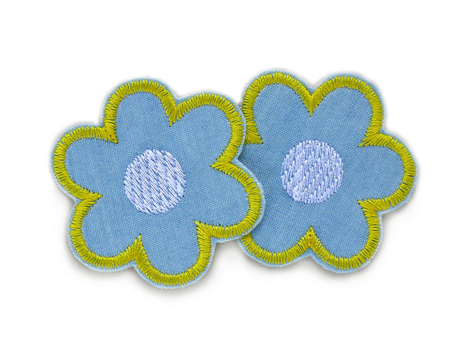 5 Toppe Termoadesive A Forma Di Fiore Di Pesco – Ricamate, 8x4 Cm, Per Abiti, Jeans E Borse, Fai Da Te