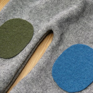 2 parches de lana para planchar, 8 x 10 cm, parches de lana, parches para rodillas, coderas para pantalones de lana, 9 colores imagen 4