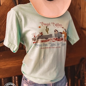 Cowgirl Cadillacs T-Shirt - Mint