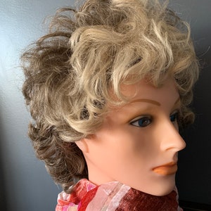Synthetic Wig, Vintage Eva Gabor Wig, Mid Length Womens Wig, Quality Wig