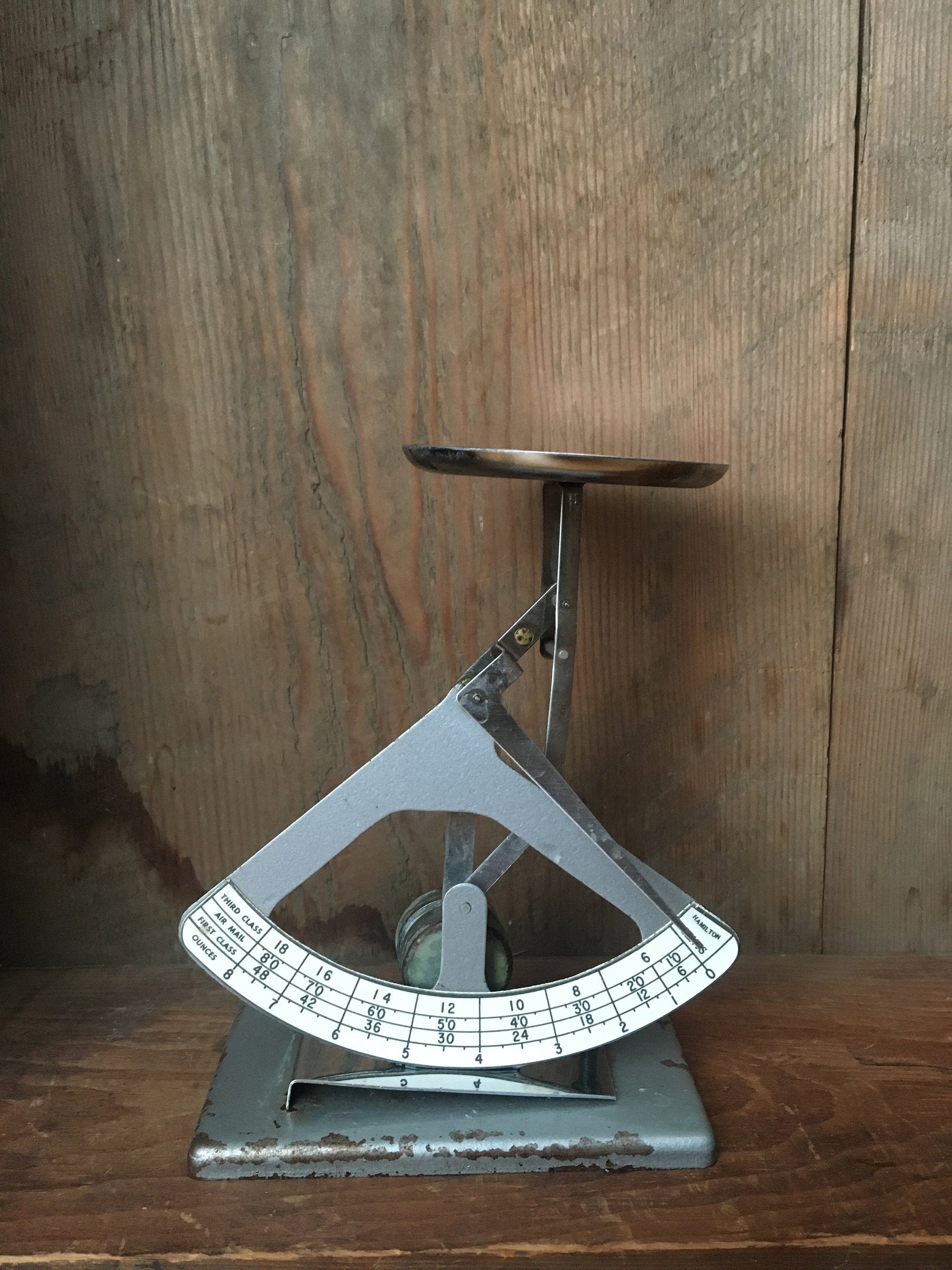 Vintage Postal Scale Hamilton Vintage Postal Scale 193040s Etsy