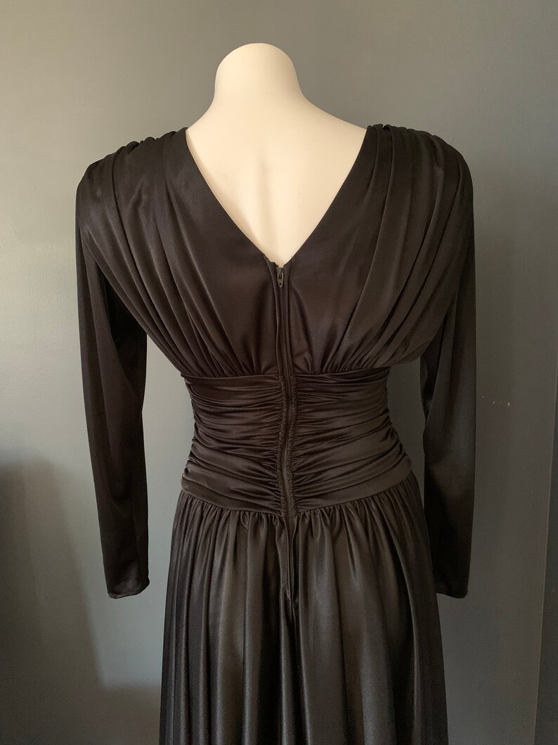 LBD Size Small Made in USA Unique Dress Fancy Dress New Old Stock Betsy and Adam Fitted Glam Dress