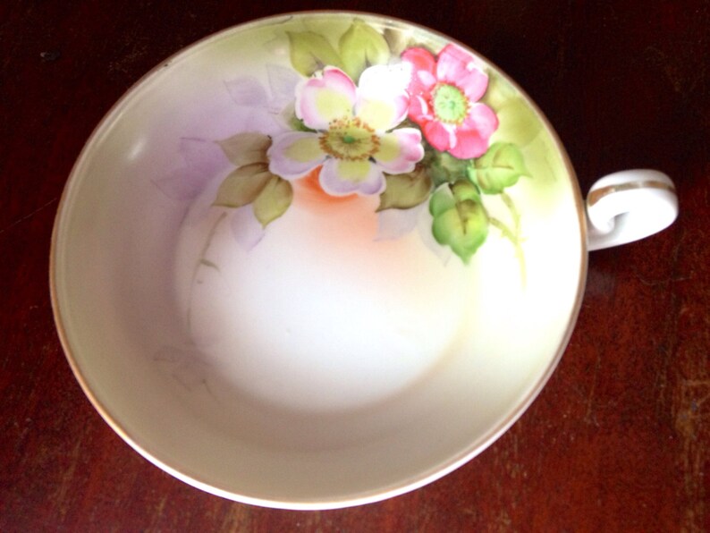 Dogwood Mid Century Vintage Noritake Hand Painted Blossom Flower Porcelain Bowl