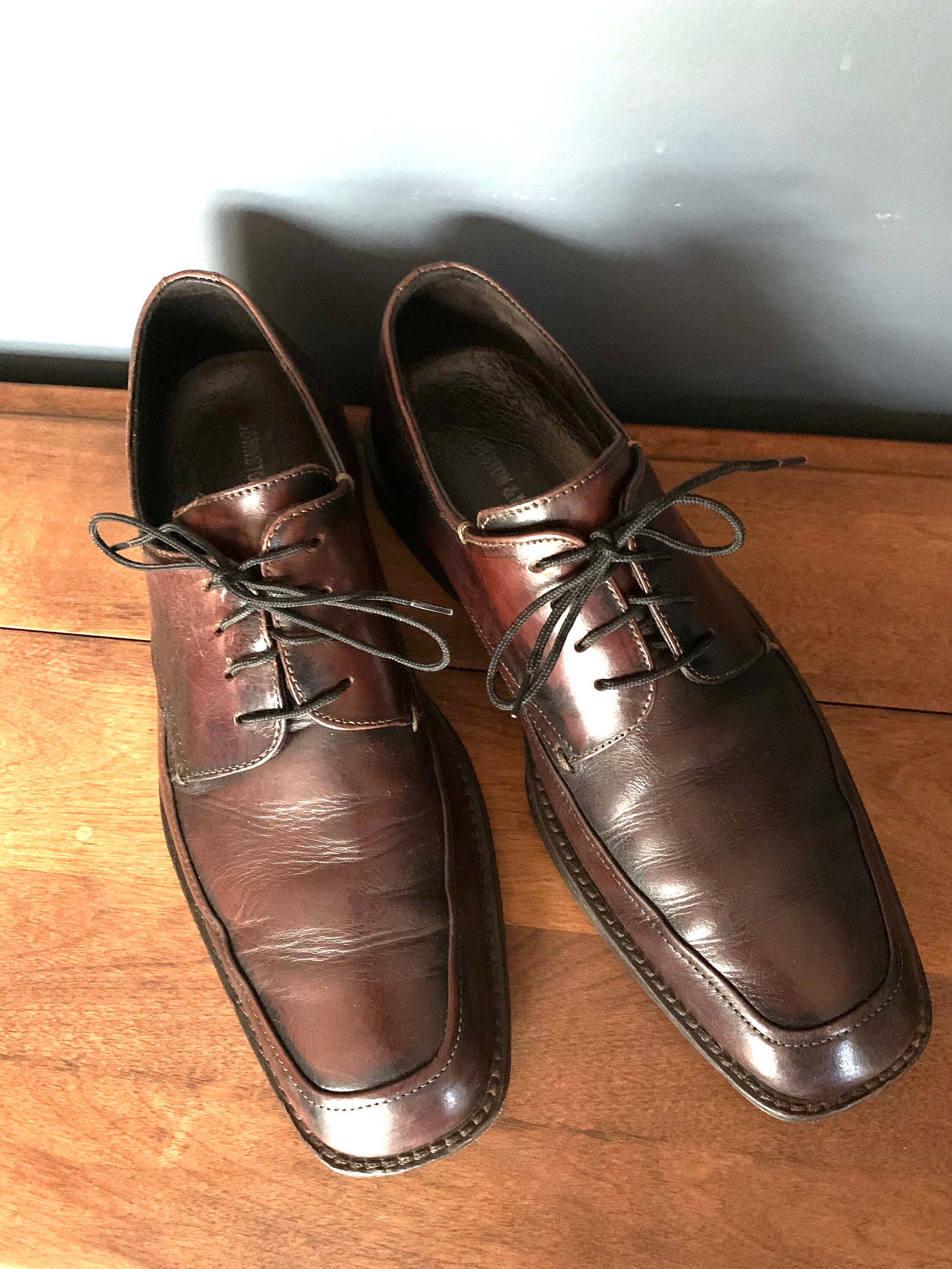 靴 Johnston & Murphy Hole Cut Shoes 1980s s-l400.jpg