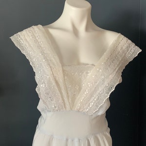Vintage Silky Nightdress, 1940s Vintage Sexy Satin Night Dress, Long Sleeveless Noghtgown