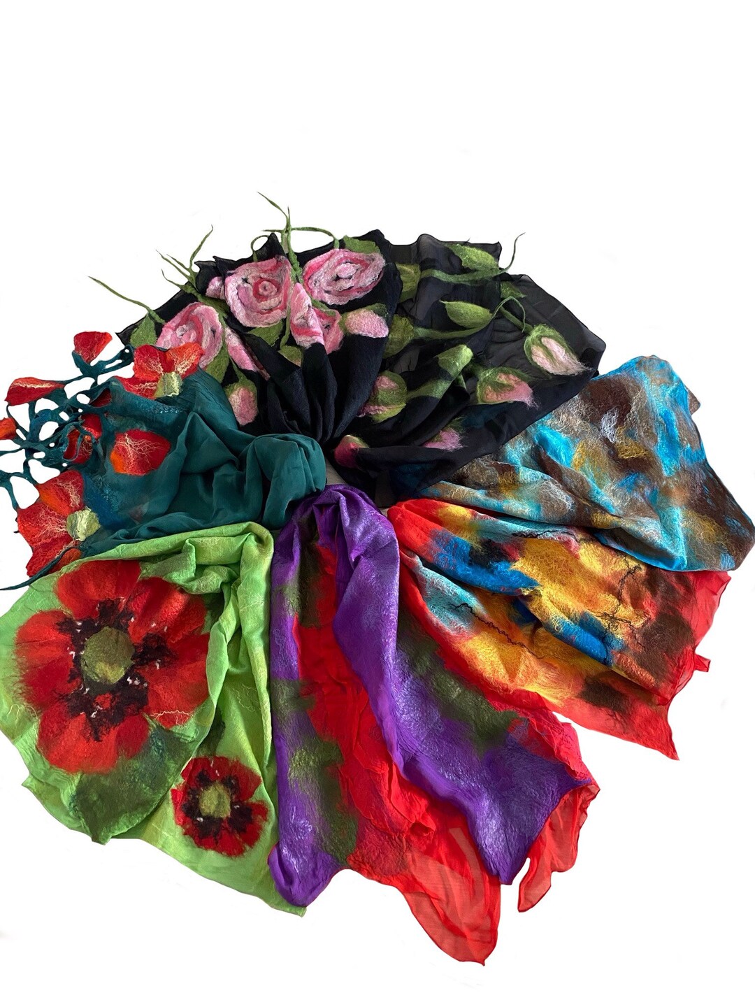nuno felted shawls wraps