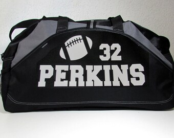 custom football bag