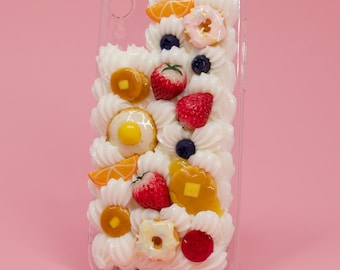 Pre-made: iPhone XR - Breakfast Foodie Sweets Decoden Cake Phone Case