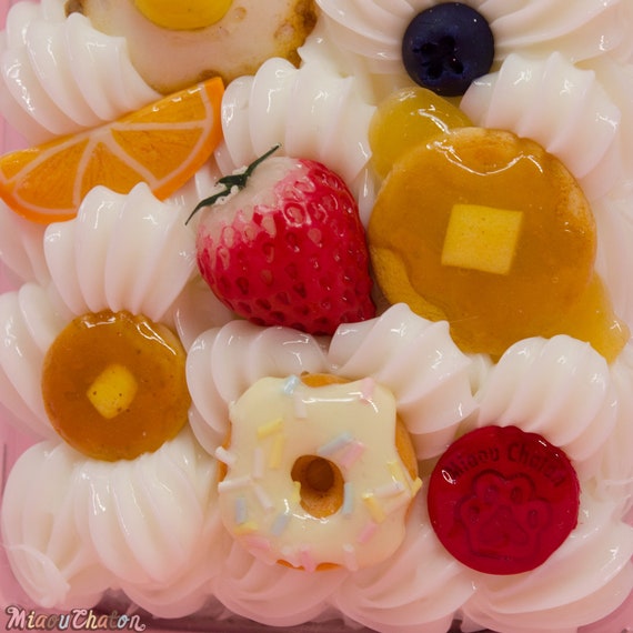 Pre-made: iPhone XR - Breakfast Foodie Sweets Decoden Cake Phone