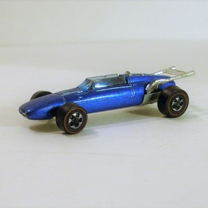 Vintage Hot Wheels Redline / Indy EAGLE #6263 / Metallic Blue / Made in Hong Kong / All Original / Issued 1969 / Collectible / Gift Item
