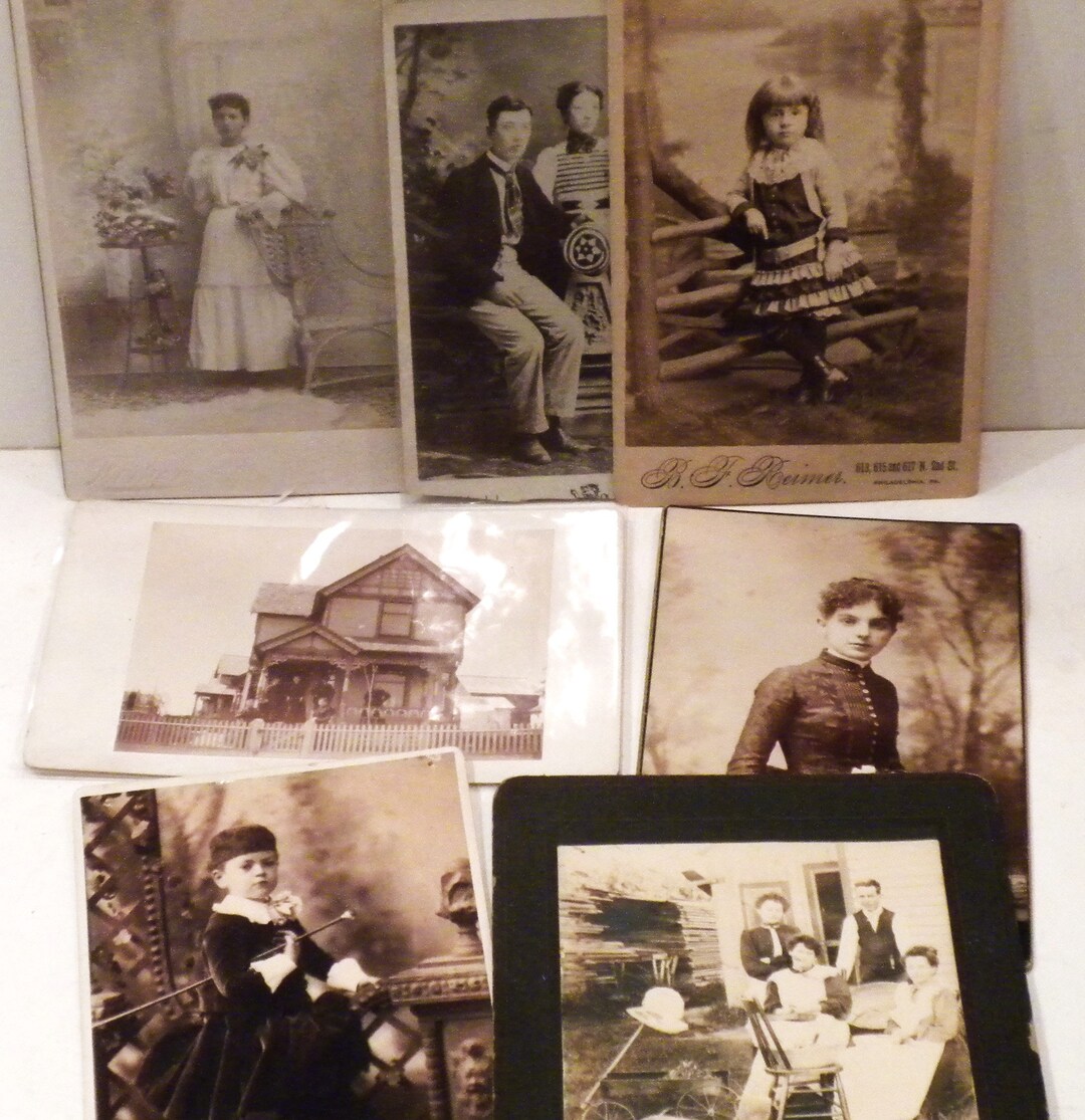 Antique Cards / Lot of 7 Unique Cards / Buy 1 or All / Pay