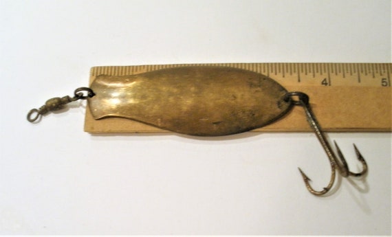Rare Vintage Dr. Spoon Lure / by Brainard Bait Co. / 10,000 Lakes St. Paul  / Issued 1930's / Rare Size 3 3/8 / Very Collectible / ON SALE 