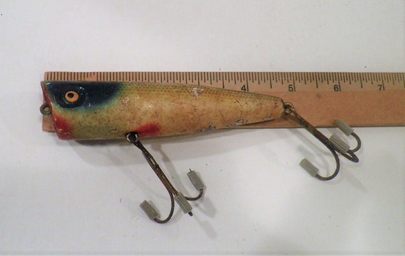 Vintage Wood Lure / Popper Striper Lure / Florida Baracuda Lure / Saltwater  Lure / All Around Lure / Very Collectible / Great Gift Item -  Australia