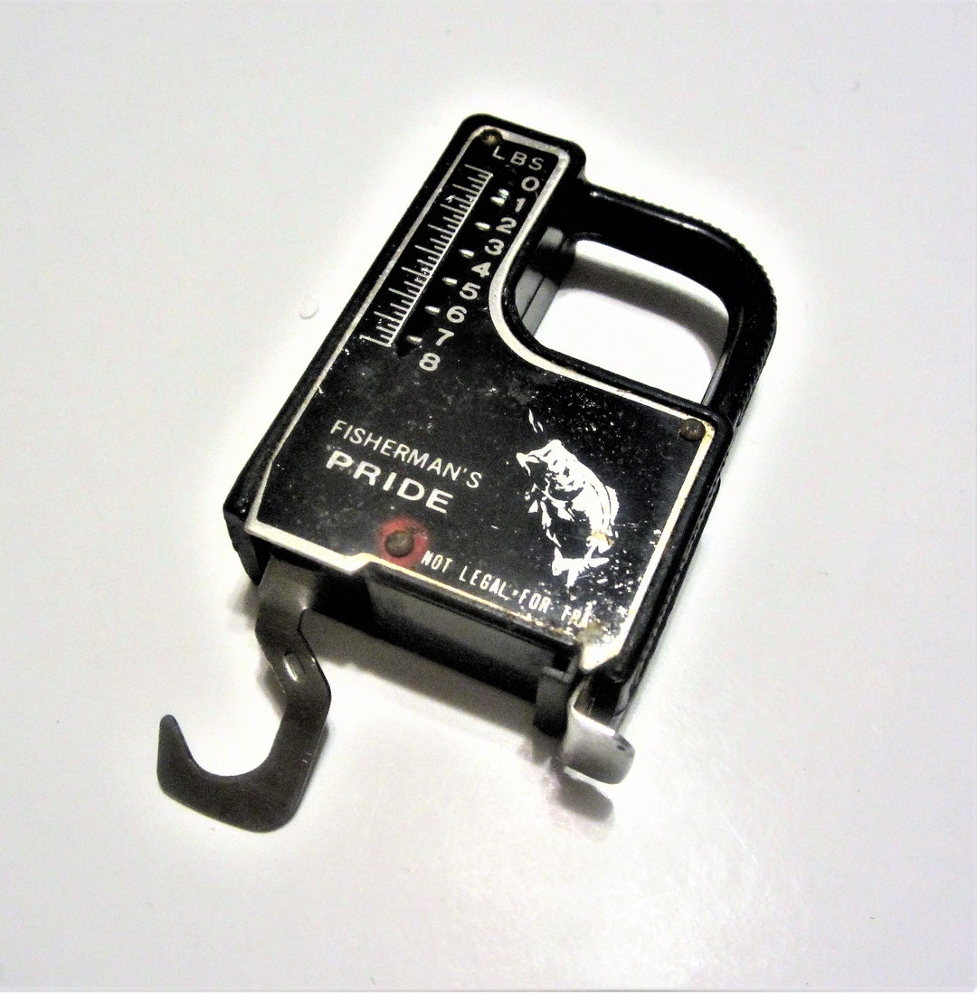 Vintage Fisherman Scale / Brand Fisherman's Pride / Pocket Scale / 24