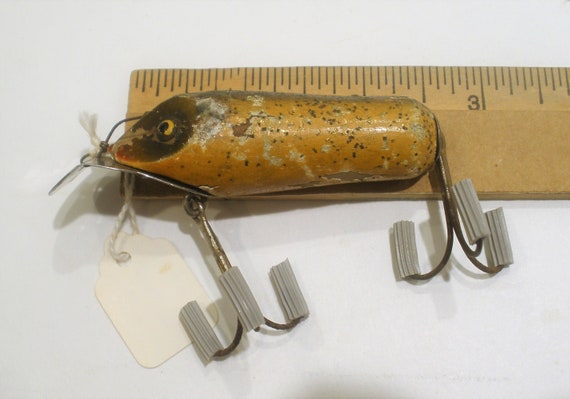 Vintage South Bend Lure / 955 Midget Pike Oreno / 1st. Issued 1935 / Wooden  Lure / All Original / 2 1/2 Lure / Collectible / Gift Item 