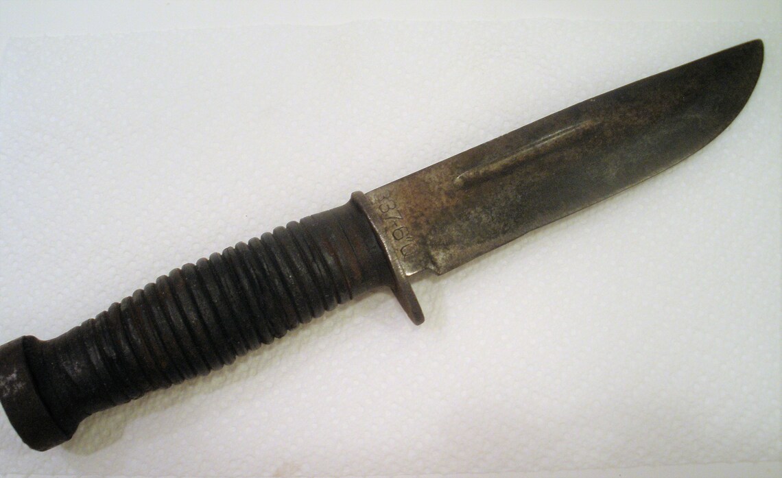 WW2 Military Case XX Blade / Fixed Blade Knife / 337 All Etsy