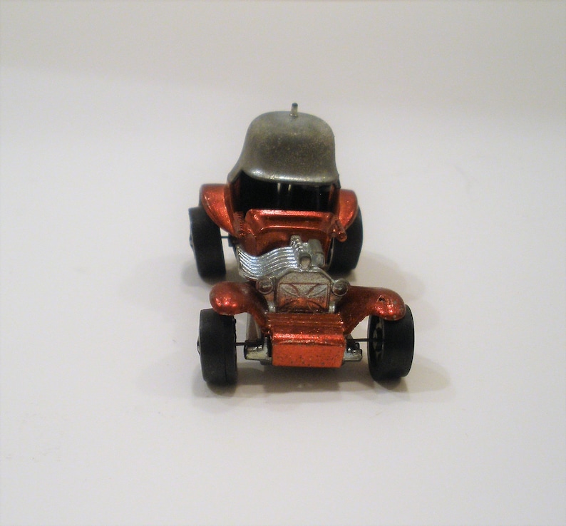 Vintage Hot Wheels Redline Red Baron Red Line Metallic Red Made in Hong Kong Issued 1970 All Original Collectible Very Clean