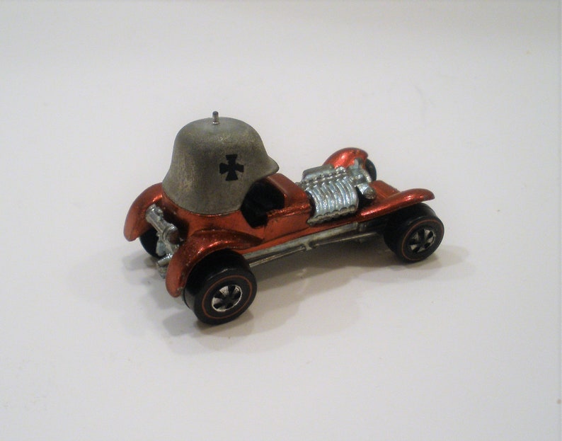 Vintage Hot Wheels Redline Red Baron Red Line Metallic Red Made in Hong Kong Issued 1970 All Original Collectible Very Clean