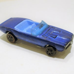Vintage Hot Wheels Redline / Original 16 #6212b Custom Firebird / Metalic Blue / All Original / Issued 1968 / Very Collectible / Gift Item