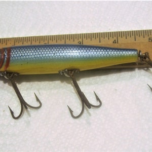 Vintage Fishing Lure - Heddon Tiny Torpedo - Misión Boliviana Occidental